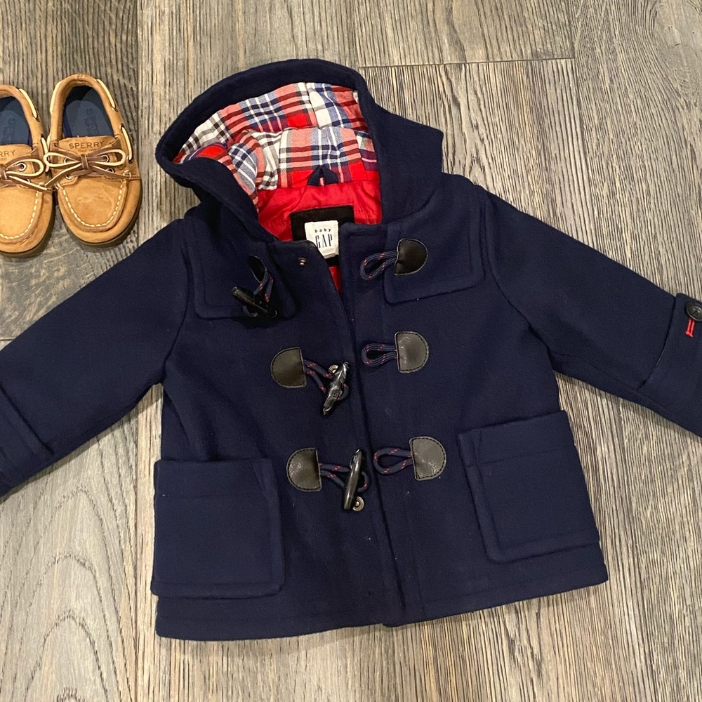 *SALE* GAP Baby Boy Pea Coat, Size 6-12 Months